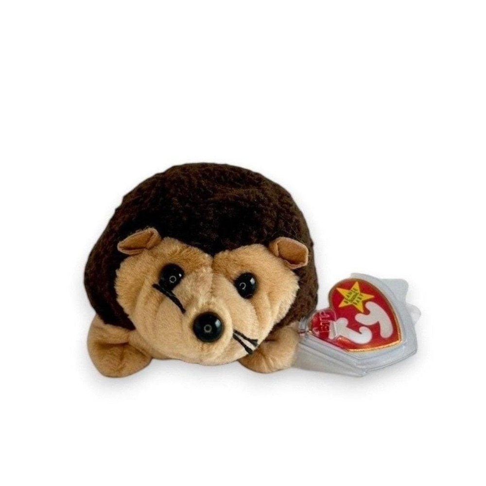 Prickles the Hedgehog | Woodland Fuzzball | Mint Heart Tag TY Beanie Baby